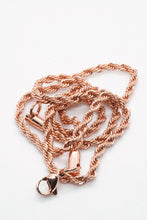 Load image into Gallery viewer, ROSE GOLD ROPE CHAIN (3MM) - Shop Radiant Ice