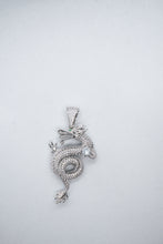 Load image into Gallery viewer, DRAGON PENDANT IN WHITE & YELLOW GOLD