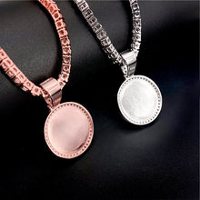 Load image into Gallery viewer, .925 Sterling Silver With Moissanite VVS Memory Photo Pendant