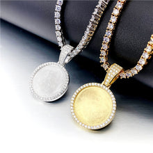 Load image into Gallery viewer, .925 Sterling Silver With Moissanite VVS Memory Photo Pendant