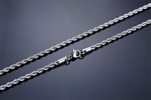 Load image into Gallery viewer, 3MM Rope Chain – White Gold