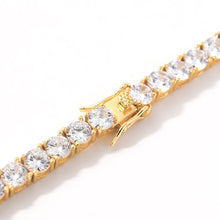 Load image into Gallery viewer, CZ Tennis Chain – Yellow Gold
