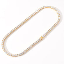 Load image into Gallery viewer, CZ Tennis Chain – Yellow Gold
