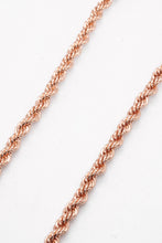 Load image into Gallery viewer, ROSE GOLD ROPE CHAIN (3MM) - Shop Radiant Ice
