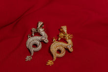 Load image into Gallery viewer, DRAGON PENDANT IN WHITE &amp; YELLOW GOLD

