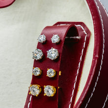 Load image into Gallery viewer, .925 Sterling Silver 0.5-1 Carat Moissanite Stud Earrings Pair
