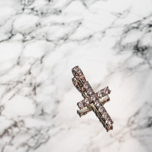 Load image into Gallery viewer, Iced Cross Pendant - Gold Plated
