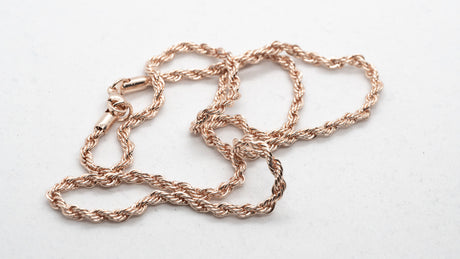 PALE ROSE GOLD ROPE CHAIN (3MM)