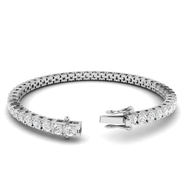 .925 Sterling Silver Tennis Bracelet (5MM)