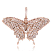 Load image into Gallery viewer, BUTTERFLY PENDANT IN 18K ROSE GOLD
