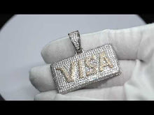 Load and play video in Gallery viewer, Pavé Credit Card Pendant
