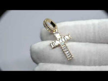 Load and play video in Gallery viewer, Iced Baguette Pendant
