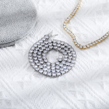 Load image into Gallery viewer, Moissanite Tennis Chain or Bracelet In 925 Sterling Silver 5mm
