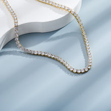 Load image into Gallery viewer, Moissanite Tennis Chain or Bracelet In 925 Sterling Silver 5mm
