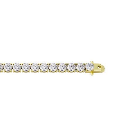 Moissanite Tennis Chain or Bracelet In 925 Sterling Silver 3mm