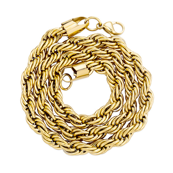 3MM Rope Chain – Gold